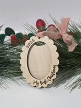Load image into Gallery viewer, My First Christmas Scallop Ornament