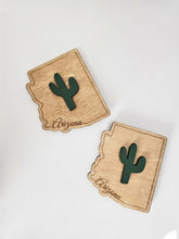 Load image into Gallery viewer, Arizona Wooden Magnet/ Ornament