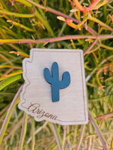 Load image into Gallery viewer, Arizona Wooden Magnet/ Ornament