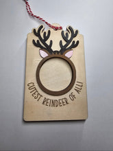 Load image into Gallery viewer, Reindeer Wooden Photo Frame