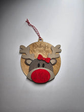 Load image into Gallery viewer, Reindeer Baby's First Christmas Ornament