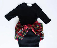 Load image into Gallery viewer, Heidi Tie-Waist Dress - Black