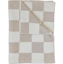 Load image into Gallery viewer, Checkered Plush Baby Blanket