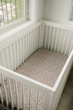 Load image into Gallery viewer, Dainty Meadow Bamboo Stretch Crib Sheet