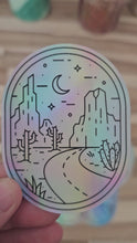 Load and play video in Gallery viewer, Holographic Desert Sticker

