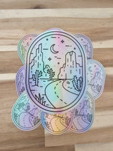 Load image into Gallery viewer, Holographic Desert Sticker
