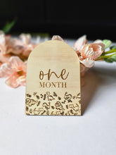 Load image into Gallery viewer, Floral Dinosaur Milestone Marker