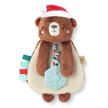 Load image into Gallery viewer, Itzy Lovey™ Holiday Bear Plush + Teether Toy