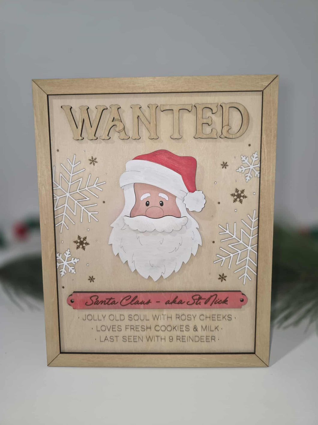 Santa Wanted Poster