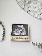 Load image into Gallery viewer, Sweet Quotes Ultrasound Photo Magnet
