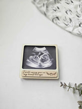 Load image into Gallery viewer, Sweet Quotes Ultrasound Photo Magnet
