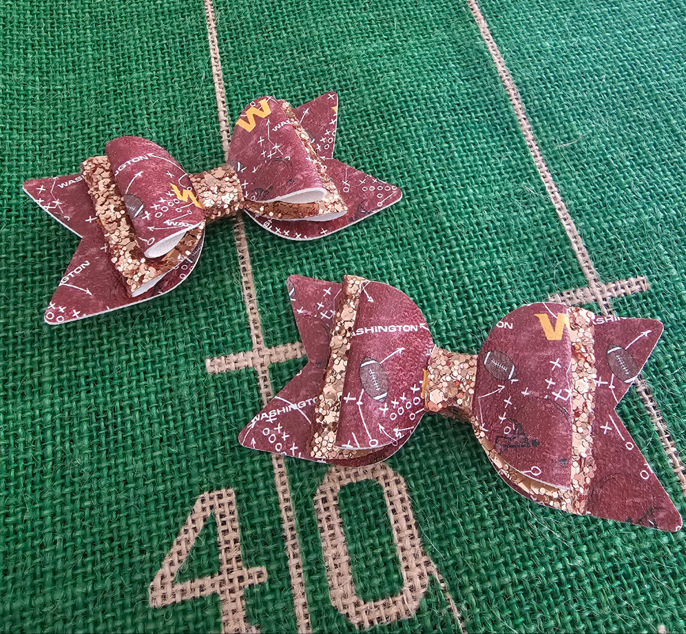 2 Tier NFL Commanders Bow