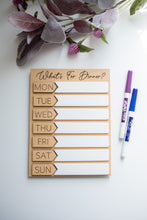 Load image into Gallery viewer, Magnetic Dry Erase Meal Planner Board
