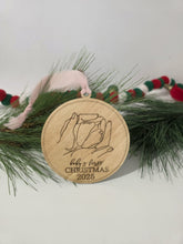 Load image into Gallery viewer, Tiny Toes Baby&#39;s First Christmas Ornament
