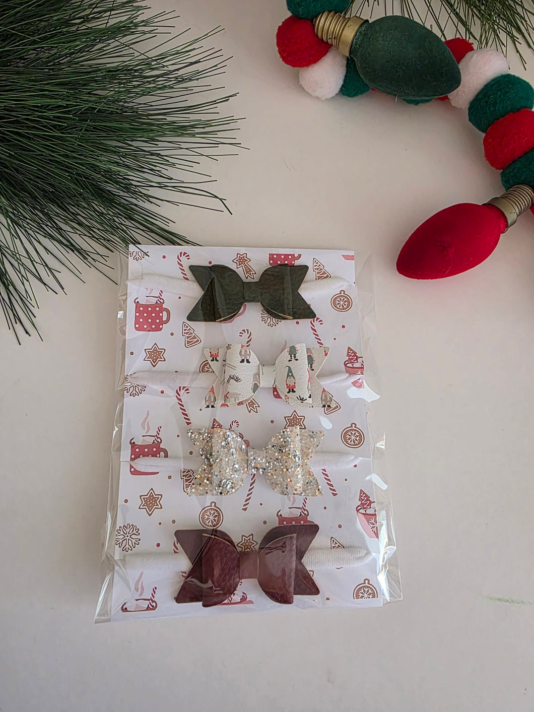 Christmas With My Gnomomies (Headband Set)