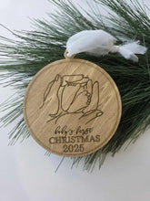 Load image into Gallery viewer, Tiny Toes Baby&#39;s First Christmas Ornament
