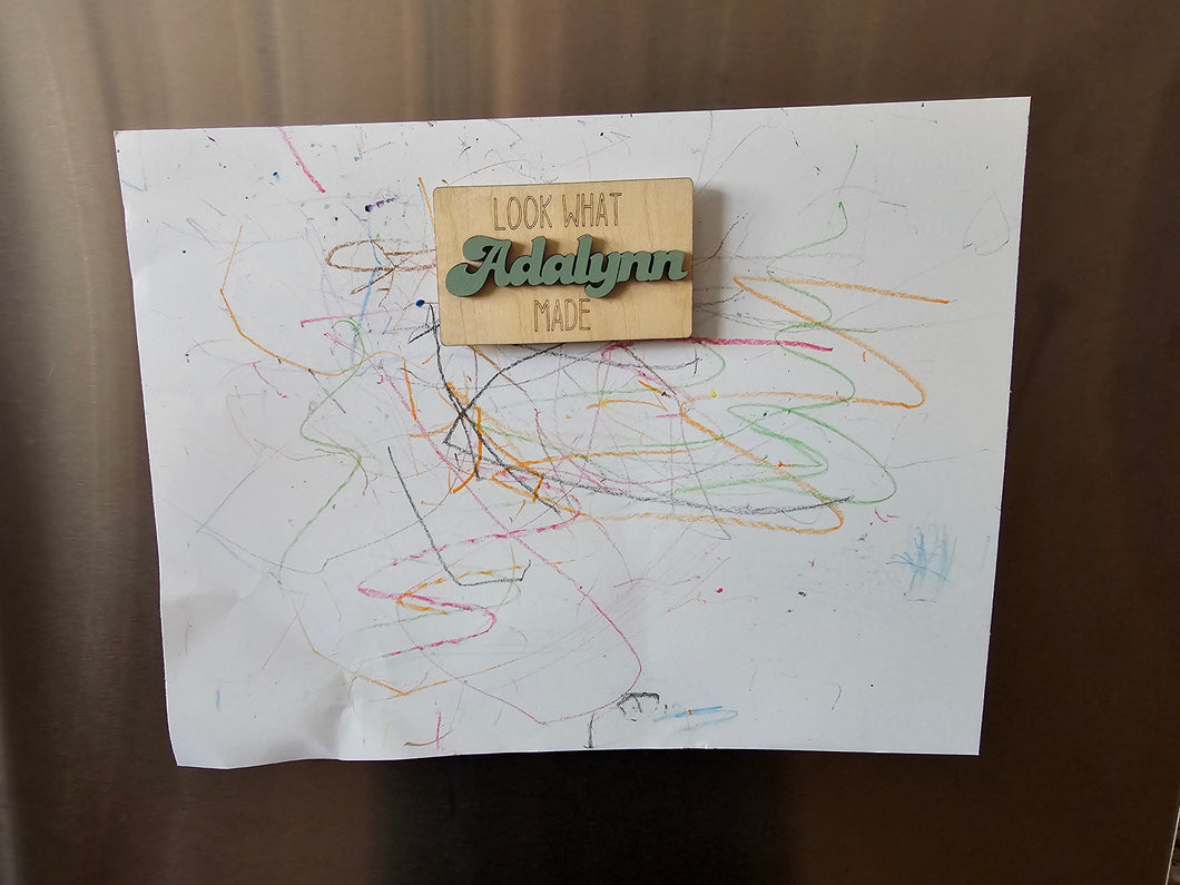 Personalized Art Display Magnet