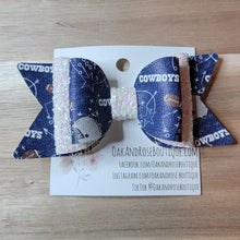Load image into Gallery viewer, 2 Tier NFL Cowboys Bow
