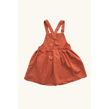 Load image into Gallery viewer, Rust Pinafore Dress 9-12m
