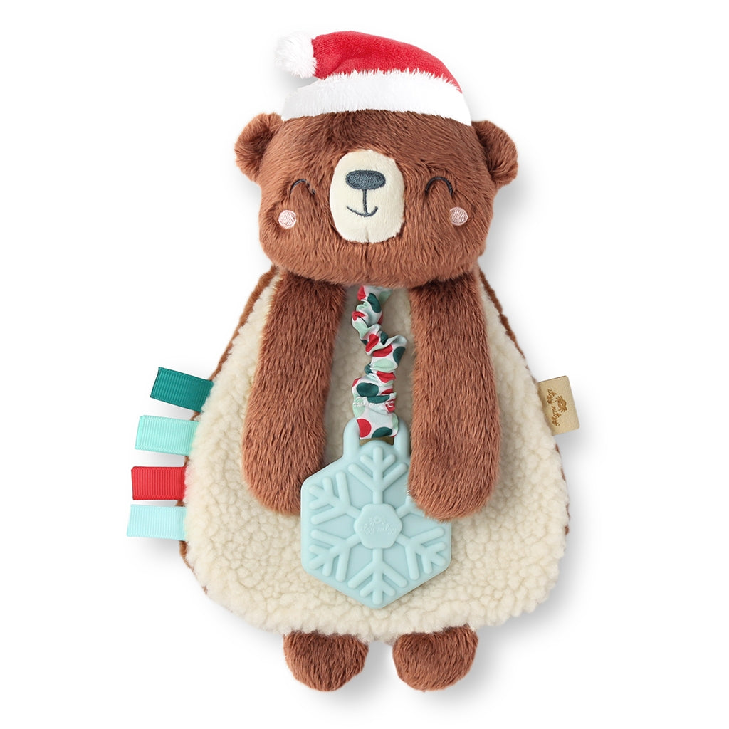 Itzy Lovey™ Holiday Bear Plush + Teether Toy